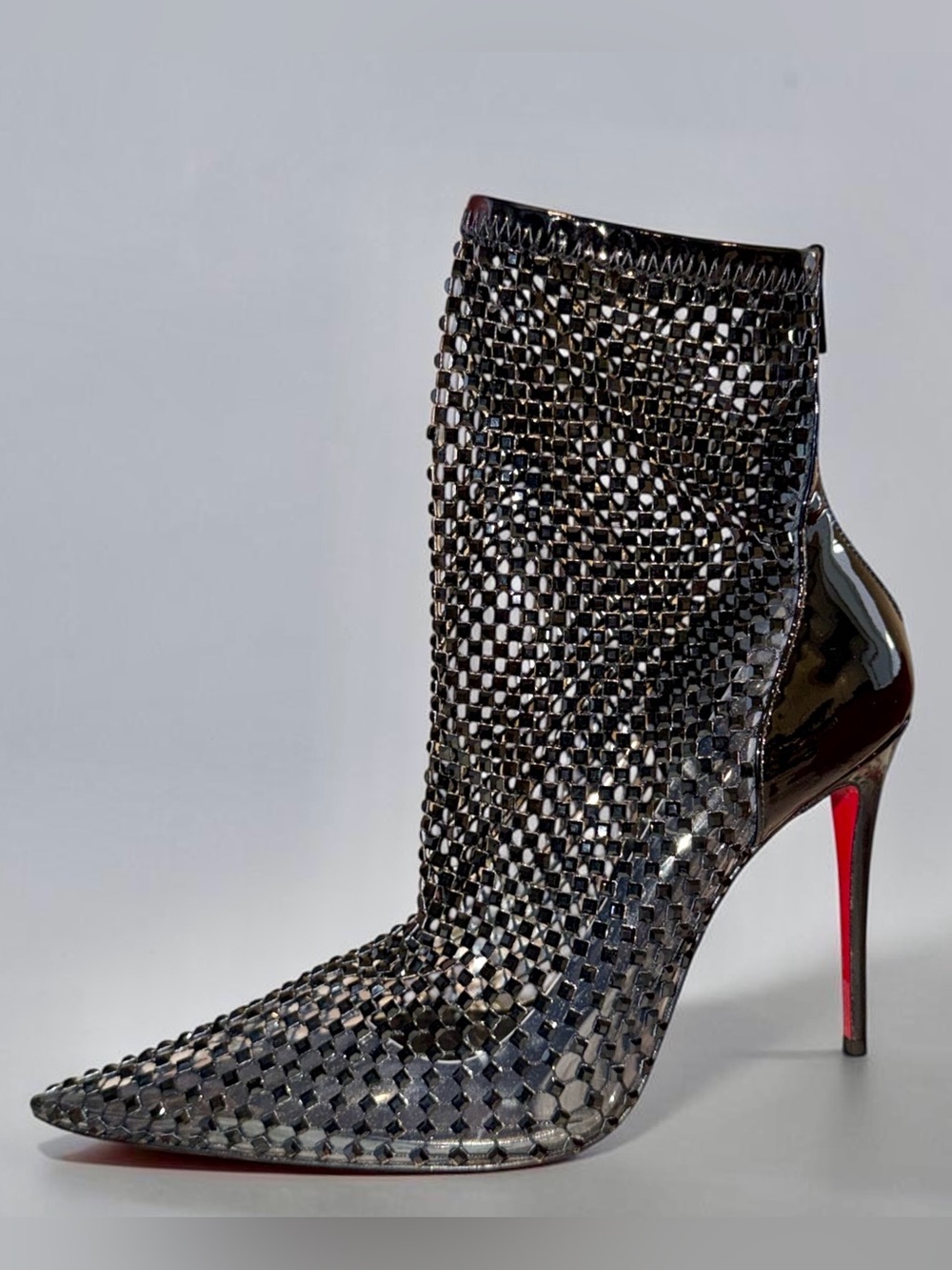 Christian Louboutin Women's Kate Max Booty Mesh Ankle Boots 100